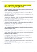 D333 Study Guide &num;2 2025 COMPLETE WGU D333 Ethics in Technology Study Material&period;