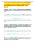 WGU ANATOMY AND PHYSIOLOGY 1 EXAM QUESTIONS AND ANSWERS 2024&sol;2025 LATEST DOWNLOADED ALL ANSWERS ACCURATE VERIFIED&sol;DETAILED BEST GRADED A&plus; FOR SUCCESS