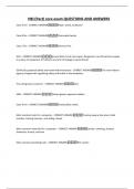 HBI &lpar;Pact&rpar; core exam QUESTIONS AND ANSWERS