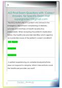 ALS Final Exam Questions with  Correct  Answers  for Specific Exam Mail  supergrades12&commat;gmail&period;com