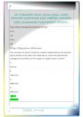 AP CHEMISTRY FINAL EXAM &lpar;2024 &sol; 2025&rpar;  UPDATED QUESTIONS AND VERIFIED ANSWERS&comma;  100&percnt; GUARANTEE PASS&sol;NEWEST UPDATE 