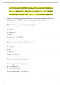 STOTT PILATES WRITTEN EXAM  ACTUAL   EXAM   WITH 100&percnt; RATED CORRECT 200&plus;  REAL EXAM QUESTIONS AND CORRECT ANSWERS&vert; GRADED A&plus; &vert;2025  LATEST VERSION &vert; 100&percnt; VERIFIED