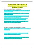 2025-2026 NR293- PHARM FINAL EXAM REVIEW&vert;ACCURATE QUESTIONS AND ANSWERS&vert;A&plus;GRADE