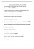 CLNC EXAM QUESTIONS AND ANSWERS
