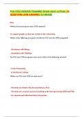 PCA&sol;CFSS WORKER TRAINING EXAM 2025&vert;ACTUAL 70 QUESTIONS AND ANSWERS&vert;A&plus;GRADE