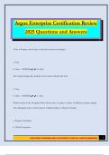 Argus Enterprise Certification Review 2025 Questions and Answers