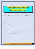 Argus Enterprise Bundled Exams 2025 Questions and Answers 
