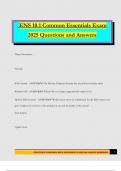 ENS 10&period;1 Common Essentials Exam 2025 Questions and Answers