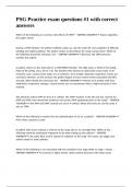 PSG Practice exam questions -1 with correct answers&period;