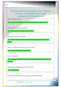 ASTB Mechanical Questions with  Correct  Answers  for Specific Exam Mail  supergrades12&commat;gmail&period;com
