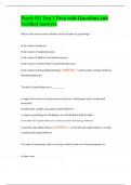 Psych 111 Test 1 Prep with Questions and Verified Answers  Which is the most accurate definition of the discipline of psychology&quest;  a&rpar; the science of behavior  b&rpar; the science of mental processes c&rpar; the science of behavior and mental processes  d&rpar; the scien