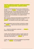 IDAHO BAIL BONDSMAN INSURANCE LICENSE EXAM NEWEST  ACTUAL 2025&sol;2026 &lpar;QUESTIONS &plus; ANSWERS&rpar; VERIFIED  &sol;GRADED A&plus;