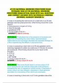 ATI PN Maternal Newborn Proctored Exam &ndash; Testbank with Verified Answers and Rationales &ndash; 2023 Edition &ndash; 250&plus; Practice Questions
