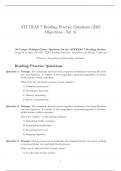 ATI TEAS 7 Reading Practice Questions &ndash; 80 High-Yield Q&As for 2025 Exam Preparation