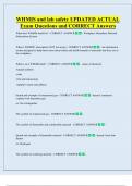 WHMIS and lab safety UPDATED ACTUAL   Exam Questions and CORRECT Answers