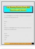 Fair Housing Practice Exam 2025 Questions and Answers