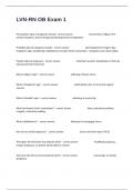 LVN-RN OB Exam 1 Questions And Answers Well Detailed 100&percnt; Explained Answers&period;