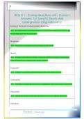 BIOL111 - Ecolog Questions with  Correct  Answers  for Specific Exam Mail  supergrades12&commat;gmail&period;com y 