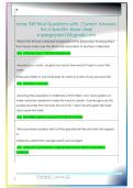 brae 349 final Questions with  Correct Answers   for a Specific Exam Mail  supergrades12&commat;gmail&period;com
