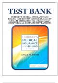 TEST BANK FOR FORDNEY&rsquo;S MEDICAL INSURANCE AND BILLING 16TH EDITION &lpar;SAUNDERS&comma; 2022&rpar; BY LINDA M&period; SMITH&comma; ISBN NO&semi; 9780323795357&comma; &lpar;CHAPTERS 1-21&rpar; COMPLETE TEST BANK&excl;&excl;&excl;&excl;&excl;&excl;&excl;