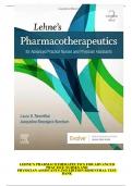 LEHNE&rsquo;S PHARMACOTHERAPEUTICS FOR ADVANCED PRACTICE NURSES AND PHYSICIAN ASSISTANTS 2ND EDITION