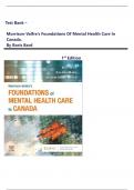 Test Bank - Morrison-Valfre&rsquo;s Foundations of Mental Health Care in Canada&comma; 1st Edition &lpar;Boris Bard&rpar; All Chapters 1-33 Covered&vert;&vert; Newest Version