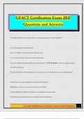 GFACT Certification Exam 2025 Questions and Answers