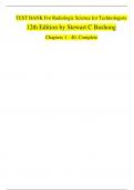 Radiologic Science for Technologists &ndash; 12th Edition by Stewart C&period; Bushong &ndash; Complete Test Bank for Chapters 1&ndash;40