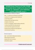 KPEERI Exam Prep &num;2 ACTUAL EXAM  QUESTIONS WITH COMPLETE SOLUTION  GUIDE &lpar;A&plus; GRADED 100&percnt; VERIFIED&rpar;  LATEST VERSION 2025&excl; &excl;&excl; 