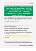 HERZING UNIVERSITY HESI RN 2024 EXIT  EXAM &lpar;2025&rpar; ACTUAL EXAM &lpar;TESTING  REAL EXAM QUESTIONS&rpar; AND VERIFIED  ANSWERS &lpar;MULTIPLE CHOICES&rpar;  &vert;COMPLETE SOLUTIONS &vert;A&plus; GRADED  &vert;100&percnt; CORRECT&excl; &excl;&excl; 