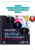 TEST BANKS FOR  GUYTON AND HALL TEXTBOOK OF MEDICAL PHYSIOLOGY  14TH EDITION BY JOHN E. HALL; MICHAEL E. HALL,  CHAPTERS 1 - 86 