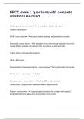 FPCC exam 1 questions with complete solutions A&plus; rated