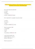Edelman SPI Review Questions&period; All Exam Questions and Correct Answers With 100&percnt; Correct Answers &vert; Latest 2025 Update&period; 150&plus; Pages&excl;&excl;&excl;