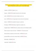 Edelman Ultrasound Physics Chapter 3&period; All Exam Questions and Correct Answers With 100&percnt; Correct Answers &vert; Latest 2025 Update&period;