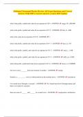 Edelman Ultrasound Physics Review&period; All Exam Questions and Correct Answers With 100&percnt; Correct Answers &vert; Latest 2025 Update&period;
