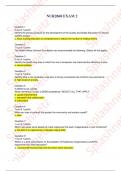NUR 2868 EXAM 2 Questions And Correct Answers 