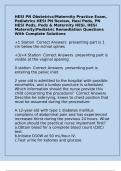 HESI PN Nightingale College -HESI PN Obstetrics&sol;Maternity Practice Exam&comma; Pediatrics HESI PN Review&comma; Hesi Peds&comma; PN HESI Peds&comma; Peds & Maternity HESI&comma; HESI Maternity&sol;Pediatric Remediation Questions With Complete Solutions