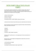 NPTE FSBPT PRACTICE EXAM  FSBPT  