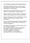 Nurs 258 Final Exam Questions With Complete Solutions