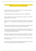 CSLB Law & Business Exam &vert; Exam Revision Questions and Correct Answers With 100&percnt; Correct Answers &vert; Latest 2025 Update&period;