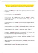 CSLB Law - California Contractors License Law &vert; Exam Revision Questions and Correct Answers With 100&percnt; Correct Answers &vert; Latest 2025 Update&period;
