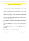 CSLB Law & Business &vert; Exam Revision Questions and Correct Answers With 100&percnt; Correct Answers &vert; Latest 2025 Update&period;