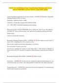 CSLB - Law and Business Exam &vert; Exam Revision Questions and Correct Answers With 100&percnt; Correct Answers &vert; Latest 2025 Update&period;