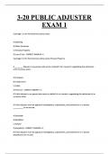 3-20 PUBLIC ADJUSTER  EXAM 