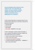 NCLEX&reg; READINESS EXAM 2025&sol;2026 ACTUAL  COMPLETE REAL TEST QUESTIONS AND  CORRECT DETAILED ANSWERS &lpar;CORRECT  VERIFIED SOLUTIONS&rpar; A NEW UPDATED  VERSION &vert;GUARANTEED PASS A&plus;  &lpar;BRAND NEW&excl;&excl;&rpar; FULL REVISED &excl;&excl;&excl;