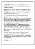 GNRS 578 Health Assessment - Quiz &num;1-9 Quizzes from weeks 1-4 &lpar;what will be covered on Exam 1&rpar; Questions With Complete Solutions