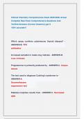 Clinical Chemistry Comprehensive Exam 2025&sol;2026&vert; Actual  Complete Real Exam Comprehensive Questions And  Verified Answers &lpar;Correct Answers&rpar; &vert;get it  100&percnt; accurate&excl;&excl;