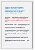 COUNSELOR PREPARATION COMPREHENSIVE  EXAMINATION &lpar;CPCE&rpar; ACTUAL COMPLETE ALL  REAL EXAM QUESTIONS AND CORRECT ANSWERS  &lpar;VERIFIED ANSWERS&rpar; &vert; ALREADY GRADED A&plus; &vert;  2025&sol;2026 LATEST EXAM &vert; JUST RELEASED &excl;&excl;