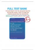 TEST BANK for Psychotherapy for the Advanced Practice Psychiatric Nurse 3rd Edition A How-To Guide for Evidence-Based Practice by Kathleen Wheeler