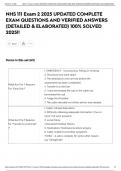 NHS 111 Exam 2 2025 UPDATED COMPLETE EXAM QUESTIONS AND VERIFIED ANSWERS &lpar;DETAILED & ELABORATED&rpar; 100&percnt; SOLVED 2025&excl;&excl;